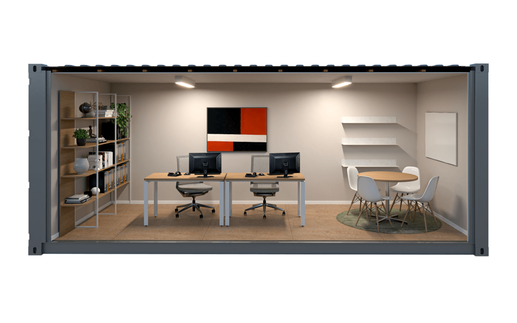 Interior rendering of the WTR 20FT Open Space Office